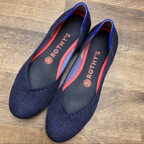 Rothy’s Special Edition Metallic Lattice Flats 7.5 - Picture 3 of 10